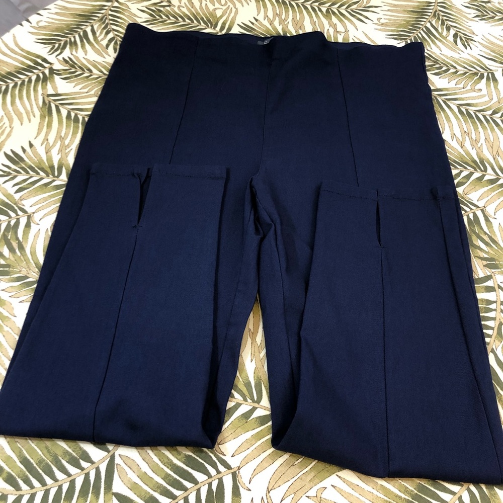 Soho Lady pull up Ponte pants Navy 3 X